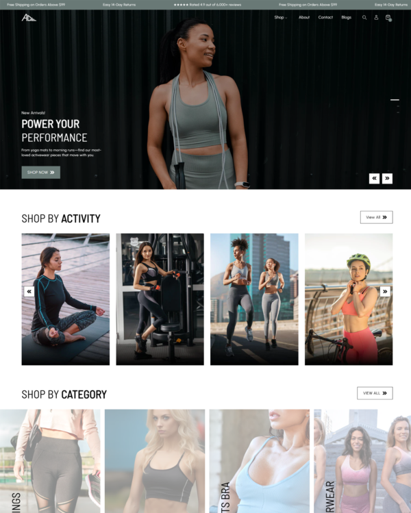 Ace Activewear Shopify Theme