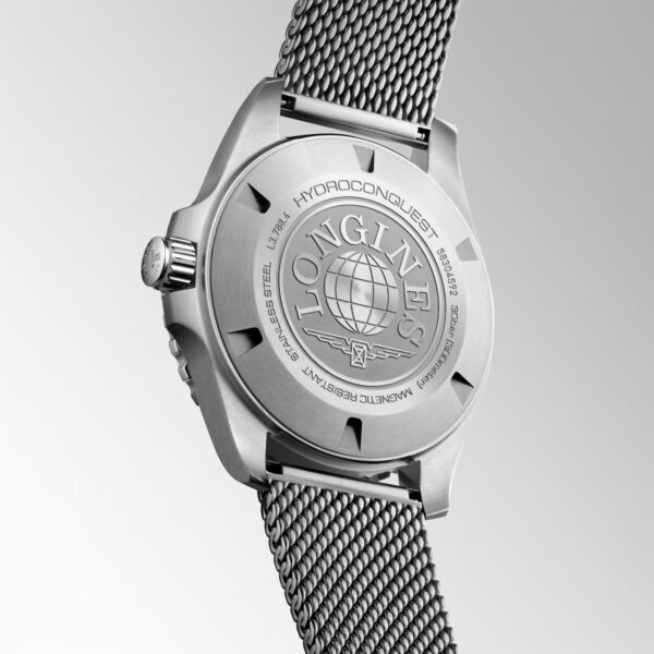 Hydroconquest Men Automatic Black Dial Analog Stainless Steel Watch L37884906